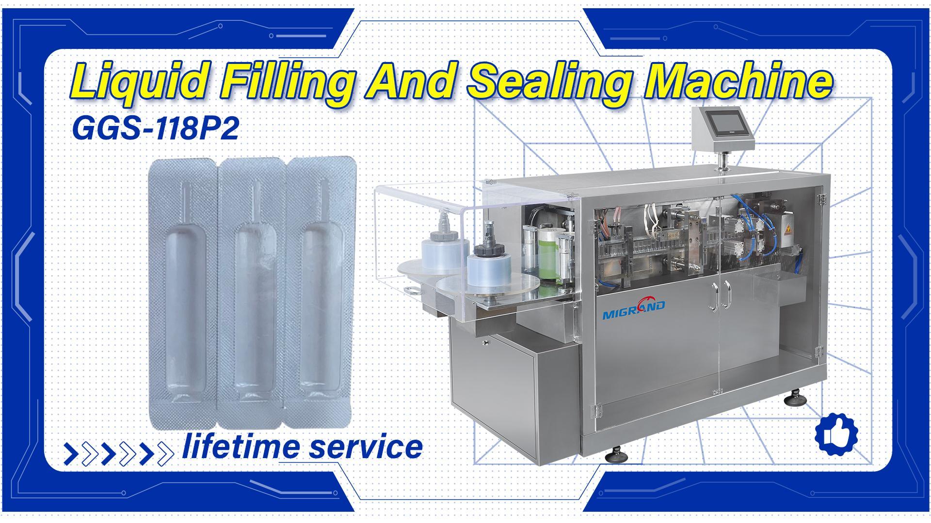 Máquina llenadora, selladora y formadora de viales líquidos USA-Vape