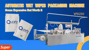 Video FAT de la máquina empacadora de toallitas de limpieza con solución salina estéril exportada a Polonia
