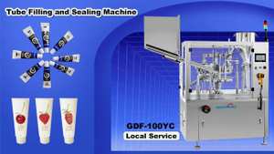 Máquina de llenado y sellado de tubos de pasta de dientes GDF-100YC
