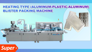 Máquina empacadora de blister de aluminio, plástico y aluminio DPR-260