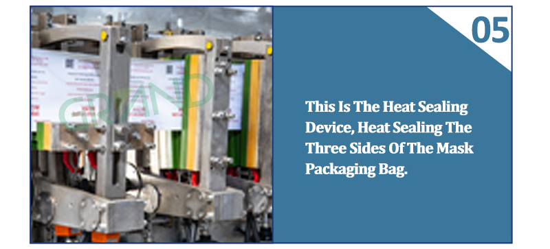 Sellado de bolsa de m&aacute;scara facial VPD400