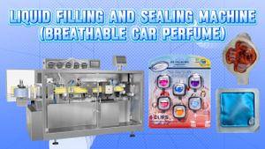 Forma de perfume de automóvil Formante de relleno y línea de la máquina de embalaje