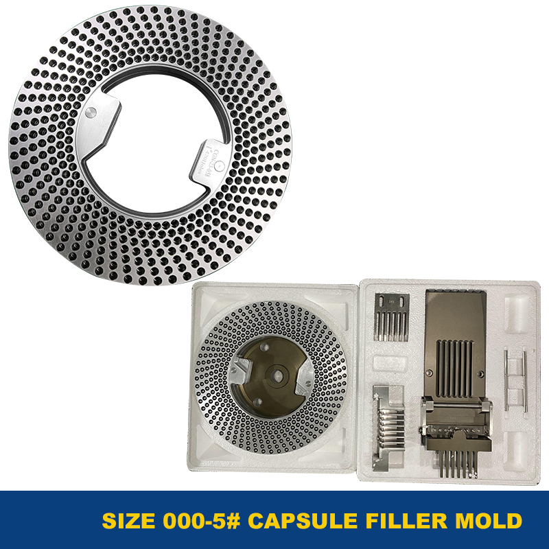 1# Molde para la m&aacute;quina de llenado de c&aacute;psula semia autom&aacute;tica JTJ-V