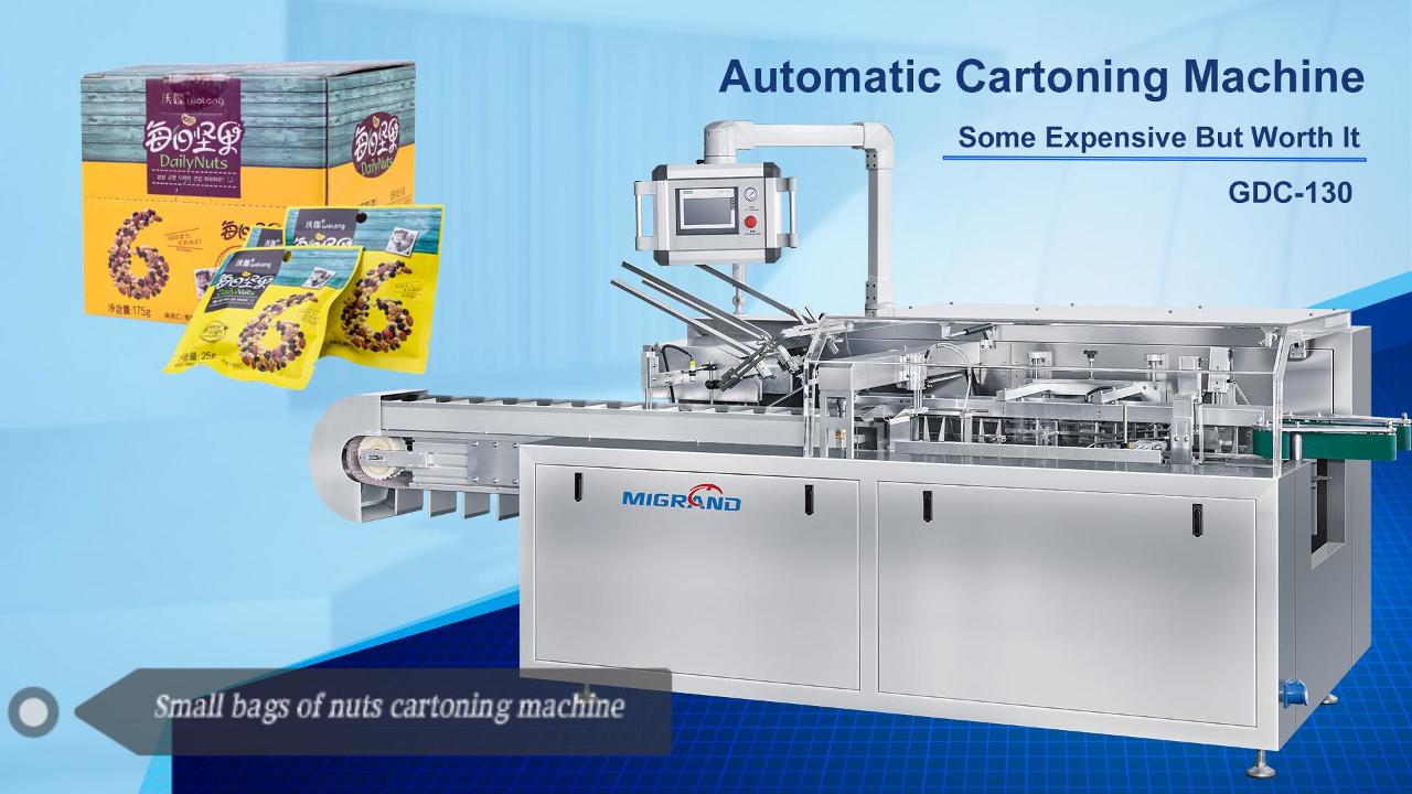 Cómo envasar varias bolsitas de té en una caja de cartón mediante máquina automáticamente