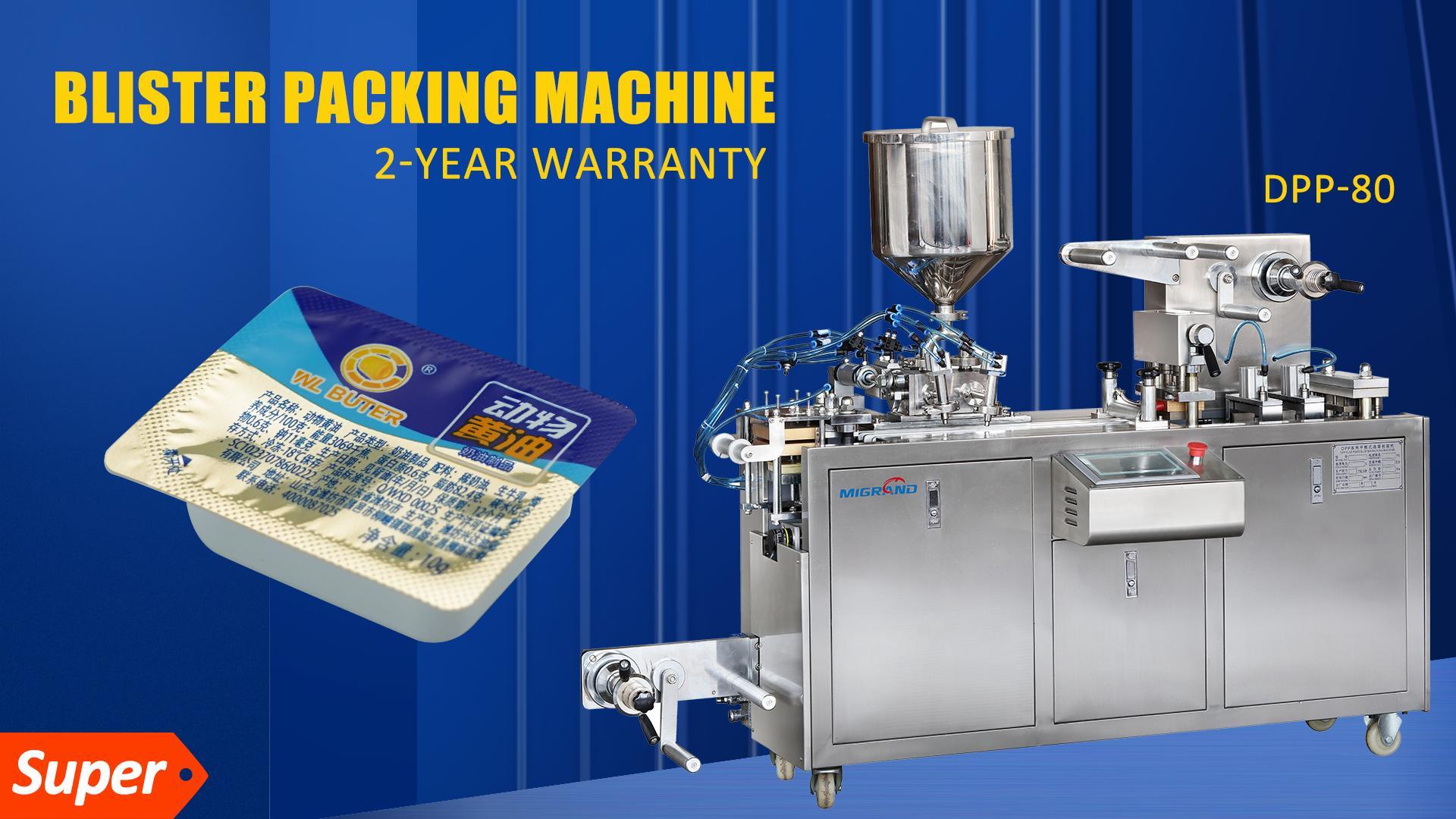 Exportación a Turquía: máquina envasadora en blister para margarina 