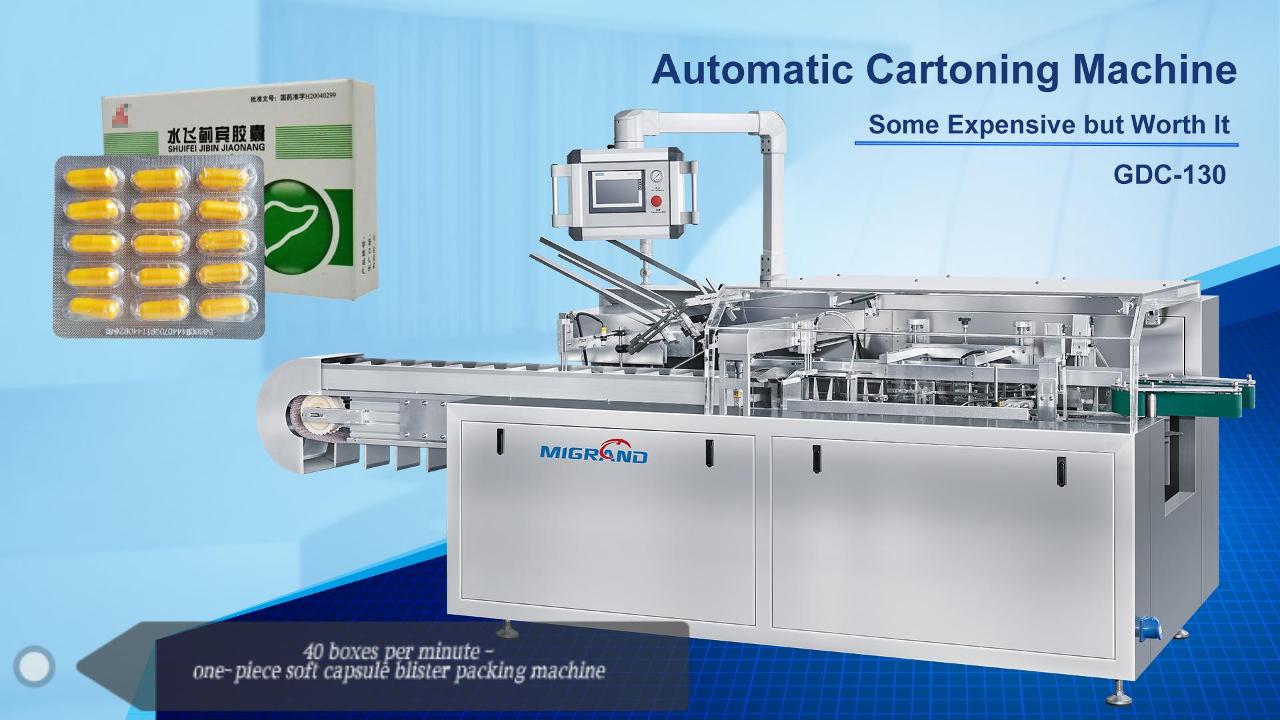 Máquina empacadora de cápsulas blandas para suplementos farmacéuticos y de salud