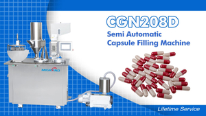 Máquina de llenado de cápsulas semiautomática CGN208D1
