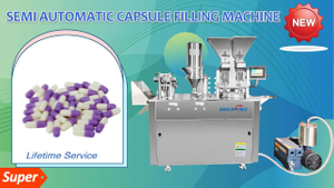 Máquina de llenado de cápsula semiautomática de doble cabeza CGN208-DD