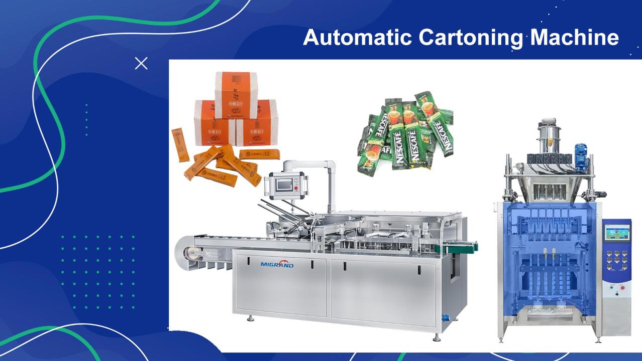 Línea de producción de máquina de embalaje vertical múltiple de fila y exportación de máquinas de cartones de múltiples bolsas a Europa