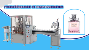 Máquina de llenado de perfume de soporte de botella ajustable