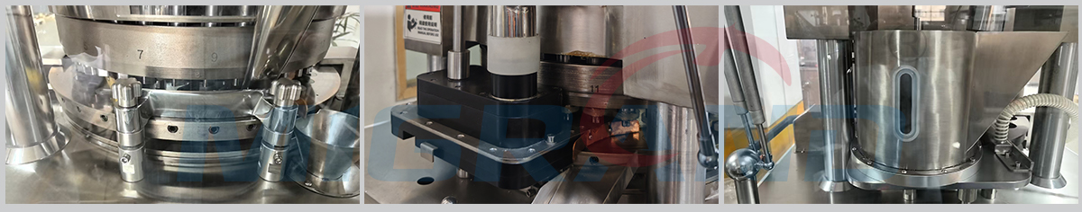 Mecanismo de alimentaci&oacute;n de la m&aacute;quina de prensa de tabletas