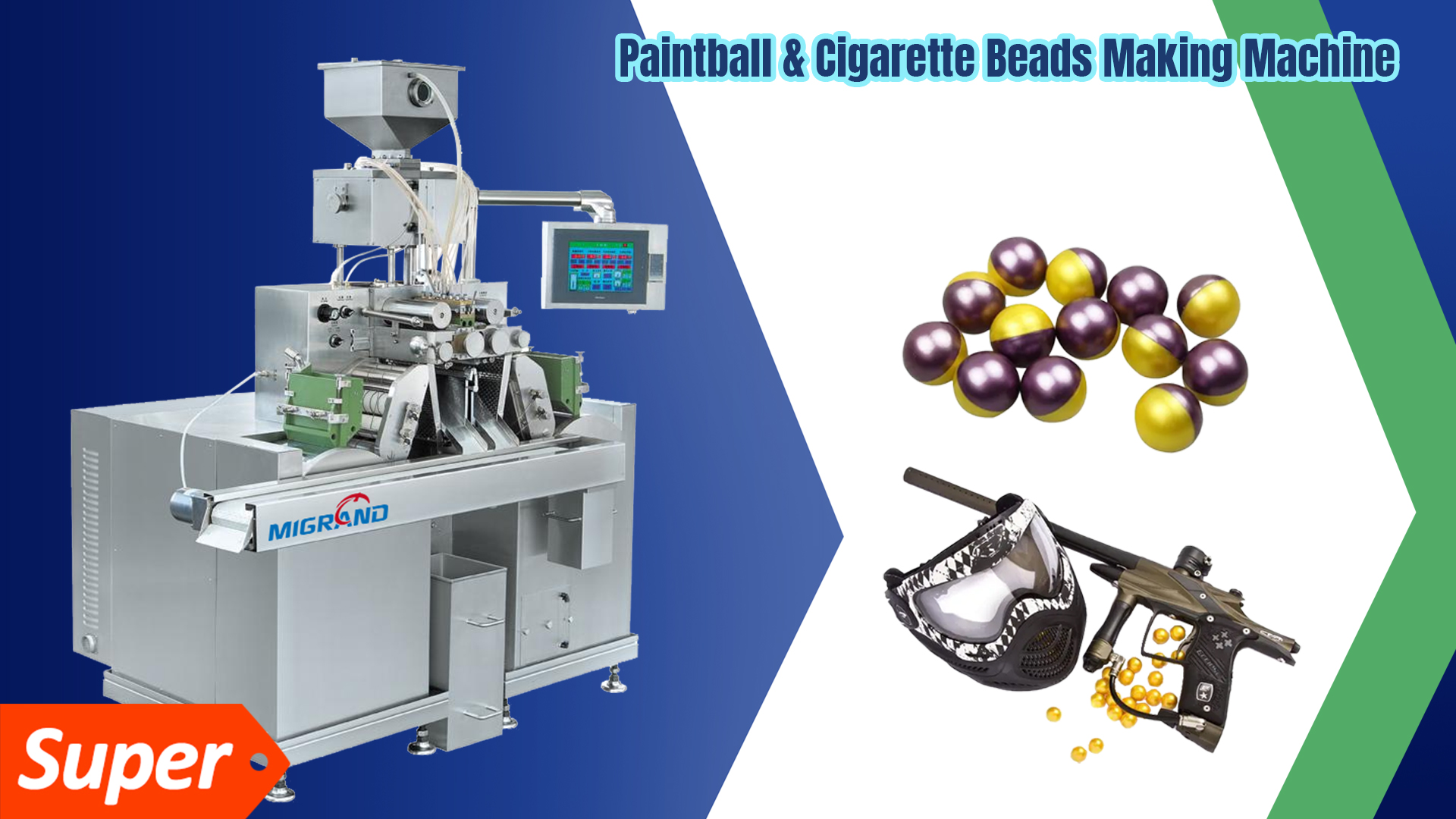 l&iacute;nea de producci&oacute;n de paintball