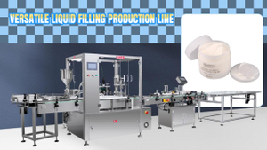 Máquina de llenado de crema automática y tapa
