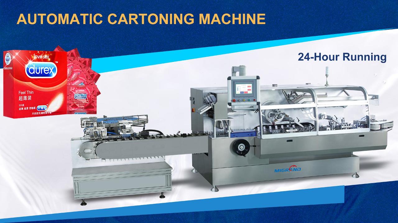 Exportar a la máquina de cartones de condón de Tailandia a la alta velocidad