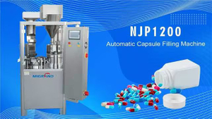 Máquina automática de llenado de cápsulas NJP1200 