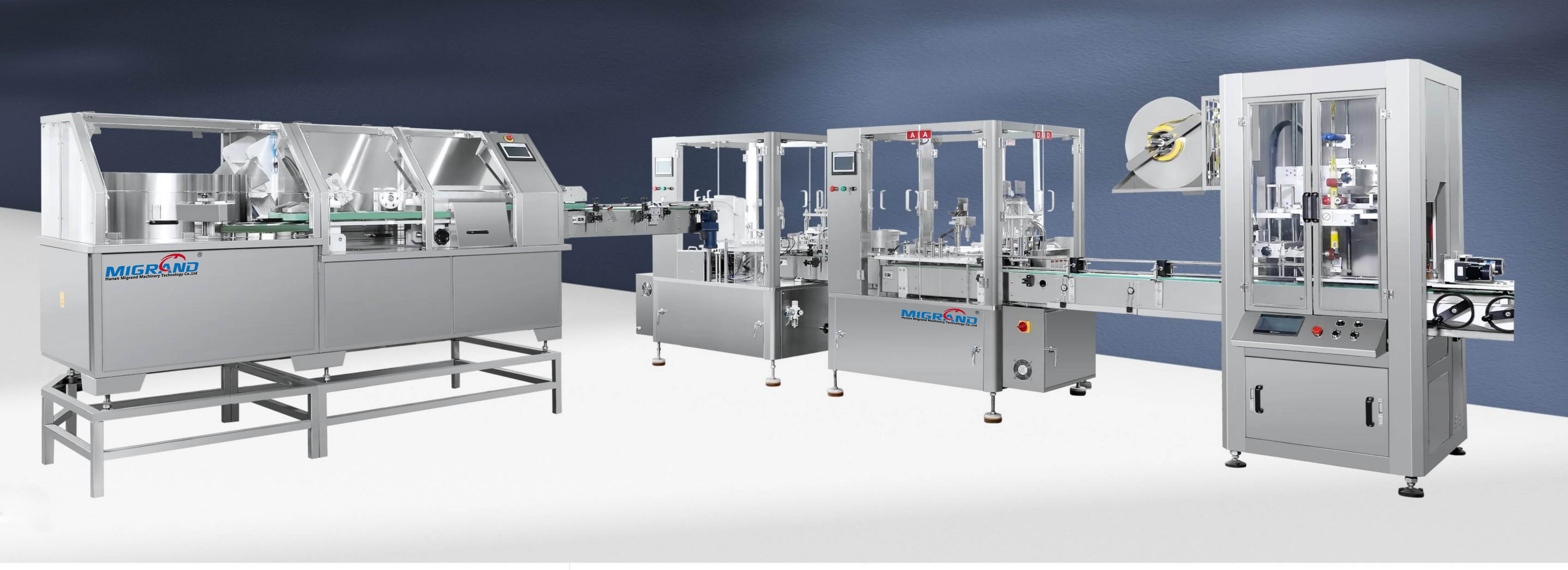 L&iacute;nea de m&aacute;quina de llenado de jarabe